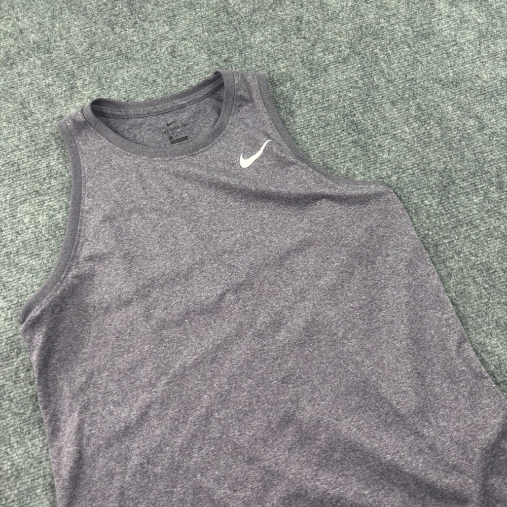Nike Dri-Fit‎ Tank Top Medium Purple Heathered CT2913-573 Training Mens
